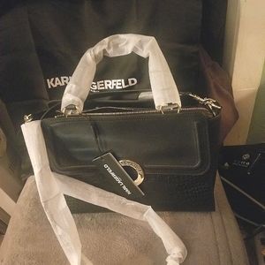Karl Lagerfield Paris Clarise Coco Satchel, new with tags